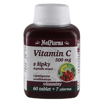 MEDPHARMA Vitamín C 500 mg so šípkami 67 tabliet