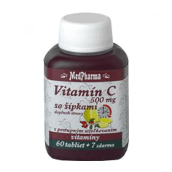 MEDPHARMA Vitamín C 500 mg so šípkami 67 tabliet
