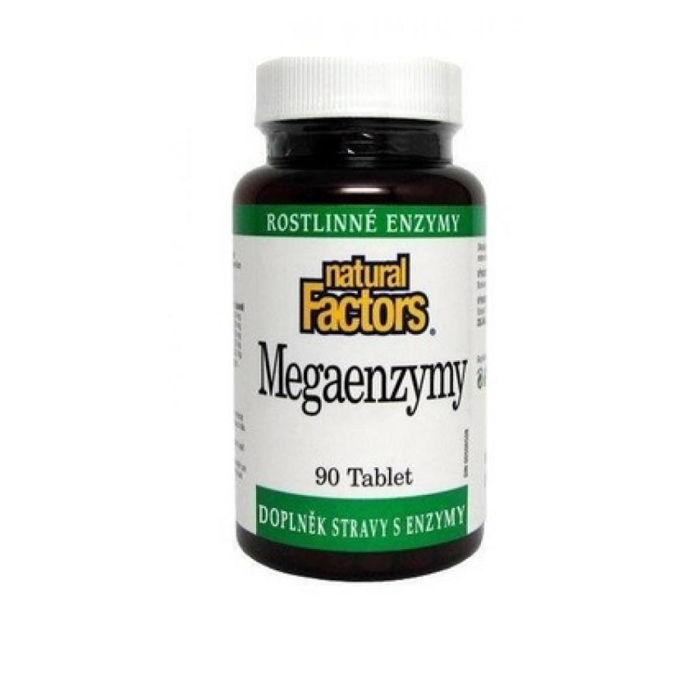 E-shop NATURAL Factors Mega Enzymy 90 tabliet