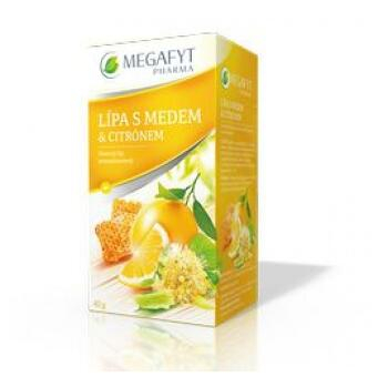 MEGAFYT Ovocny lipa, med, citron 20 x 2 g