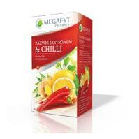 MEGAFYT Ovocny čaj zazvor, citron, chilli 20 x 2 g