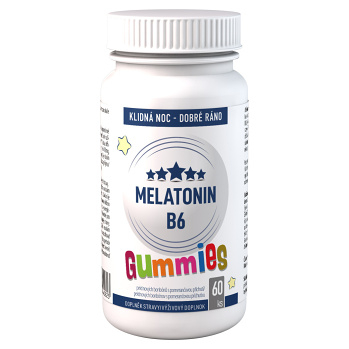 CLINICAL Melatonín B6 Gummies 60 pektínových cukríkov