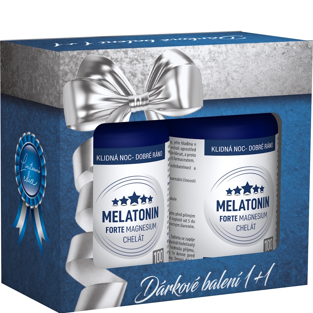 Clinical Melatonin Forte Magnesium chelát sada na podporu spánku a regenerácie kúpite na Mojalekaren.sk