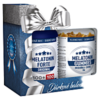 CLINICAL Melatonín Forte 200 tabliet+Gummies 60 pektínových cukríkov