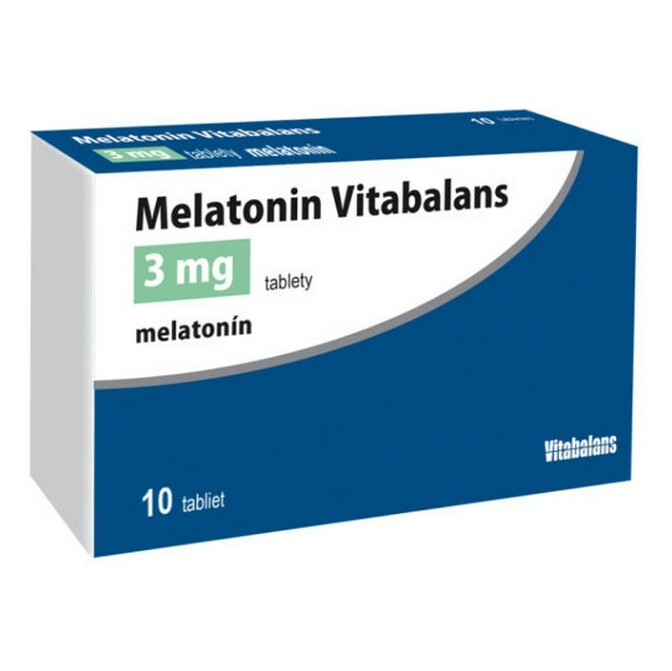 Melatonin Vitabalans 3 mg tablety tbl. 10 x 3 mg kúpite na Mojalekaren.sk