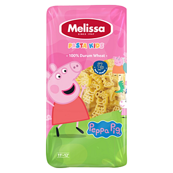 MELISSA Detské cestoviny prasiatko Peppa 400 g (Pšeničné a ražné cestoviny)