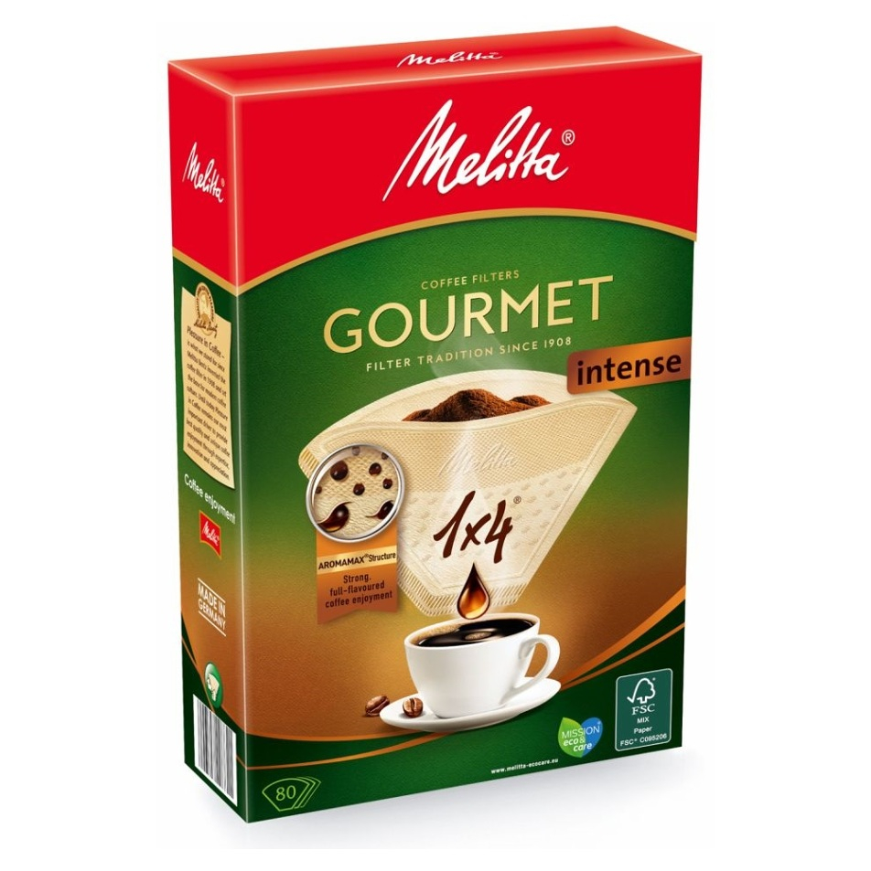 MELITTA Kávové filtre Gourmet Intense 1x4 80 kusov