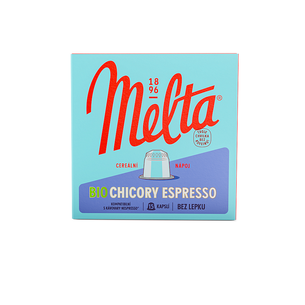 MELTA Chicory espresso BIO 15 kapsúl