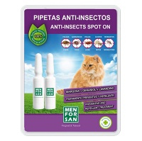 MENFORSAN Antiparazitné pipety pre mačky 2 kusy