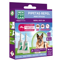 MENFORSAN Antiparazitní pipety proti blechám a klíšťatům pro psy 2x1,5 ml