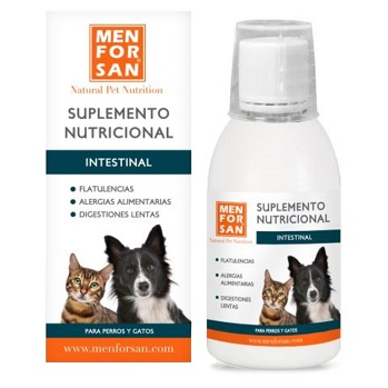 MENFORSAN Intestinal - Na trávenie - Tekutý výživový doplnok pre psov a mačky 120 ml
