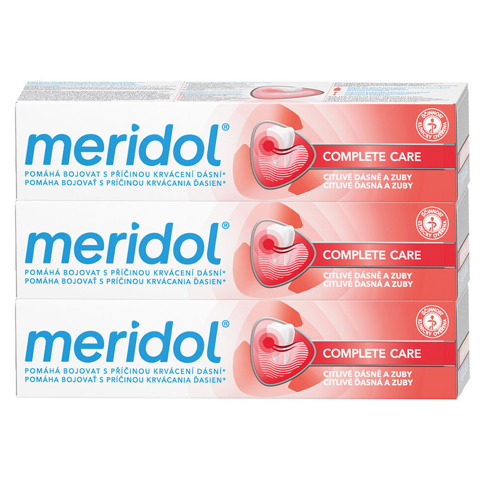 MERIDOL Complete Care zubná pasta 3 x 75 ml kúpite na Mojalekaren.sk