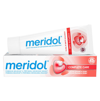 MERIDOL Complete Care Sensitive Gums &amp; Teeth Zubná pasta 75 ml (Zubné pasty na citlivé zuby a ďasná) - obrázok 1/4