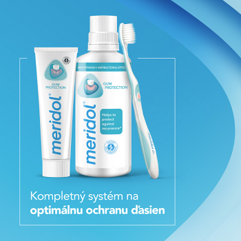 MERIDOL Gum protection zubná pasta na ochranu ďasien 75 ml (Zubné pasty na citlivé zuby a ďasná) - Ochranný, Protizápalový, Antibakteriálne, Klasické - obrázok 4/4