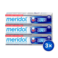 MERIDOL Zubná pasta Parodont Expert 3 x 75 ml