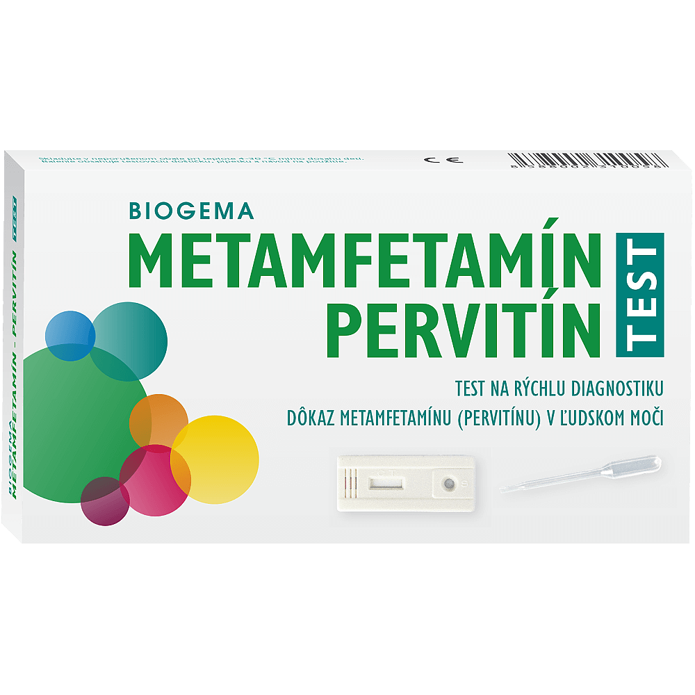 METAMFETAMÍN PERVITÍN TEST na stanovenie drogy v moči 1 ks kúpite na Mojalekaren.sk