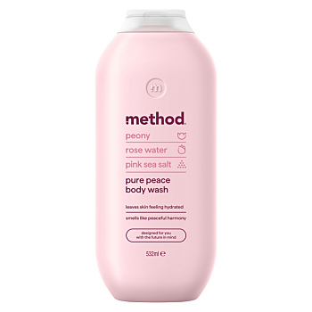 METHOD Sprchový gél Pure Peace 532 ml (Prírodné prípravky na sprchovanie a umývanie)