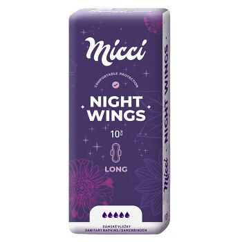 Micca nočné s krídelkami 10 kusov