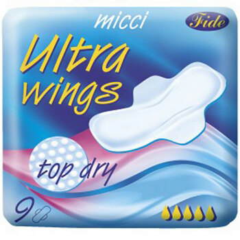 Micca ultra s krídelkami top dry 9 kusov