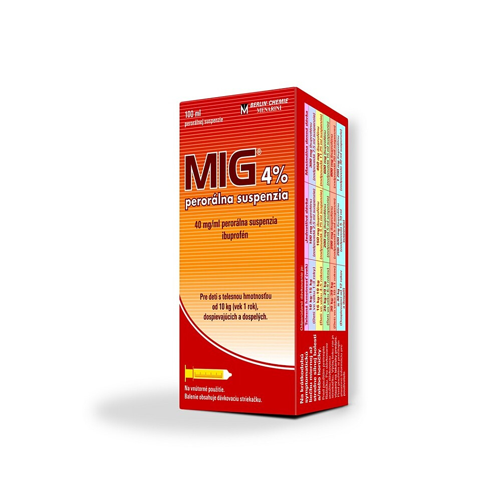 MIG 4% perorálna suspenzia sus.por. 1 x 100 ml kúpite na Mojalekaren.sk