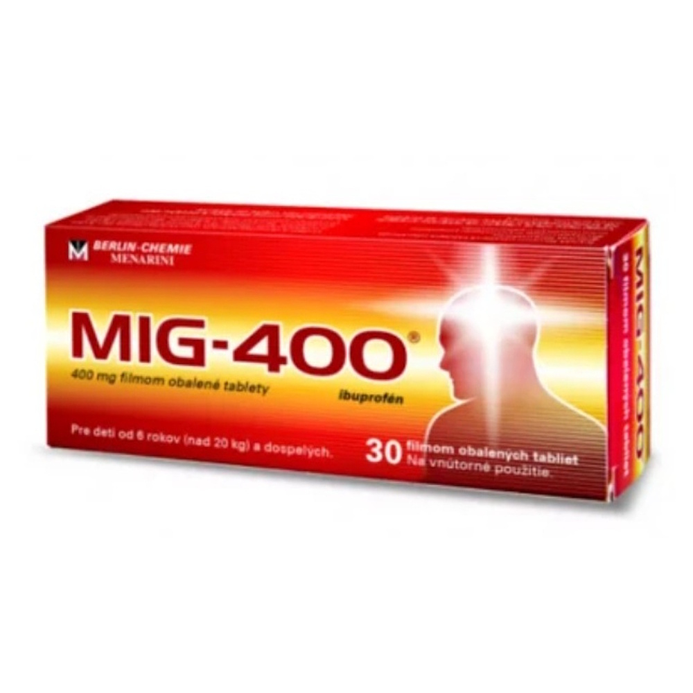 MIG 400 tbl.flm.30 x 400 mg kúpite na Mojalekaren.sk