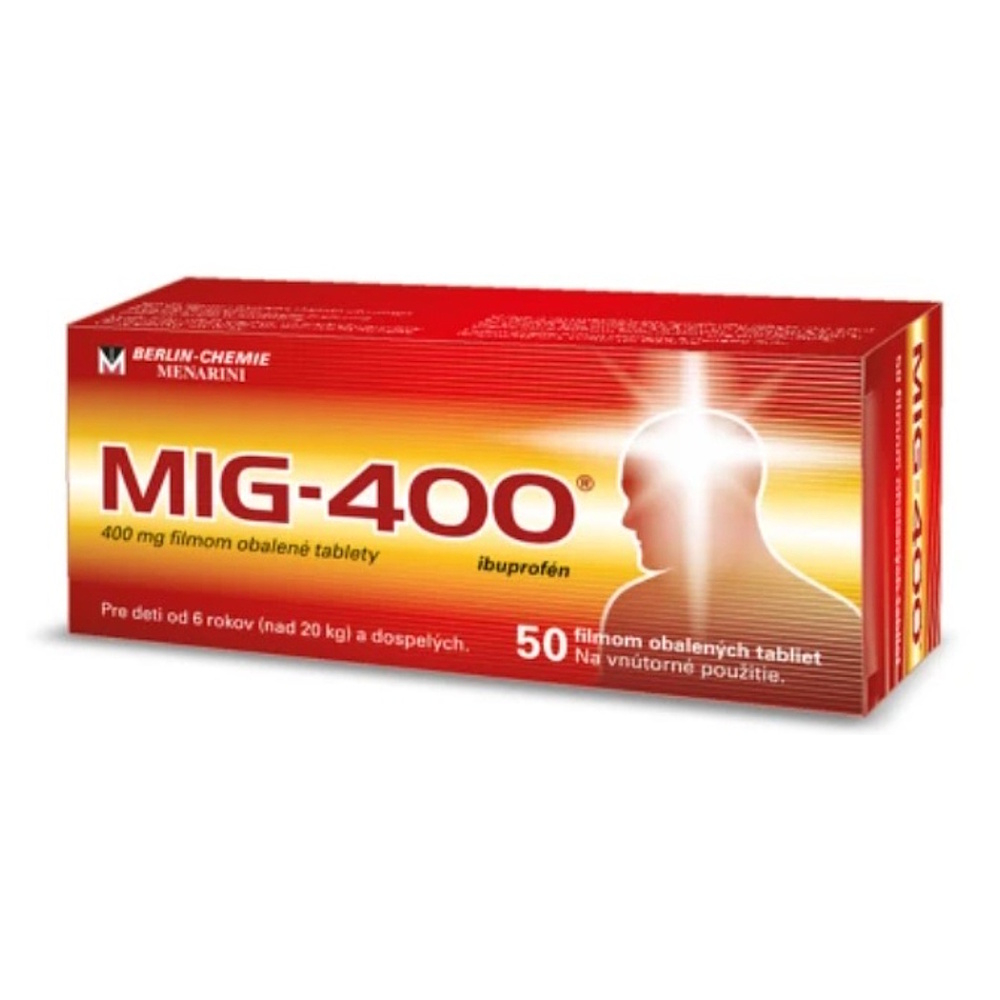 MIG 400 tbl.flm. 50 x 400 mg kúpite na Mojalekaren.sk