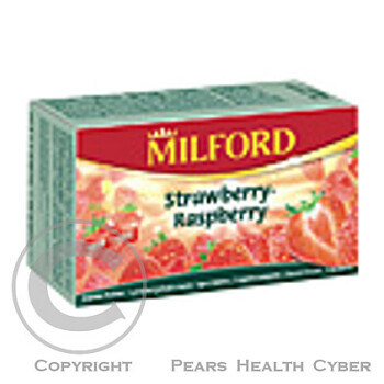 MILFORD Ovocný čaj jahoda-malina ns20x2.25g