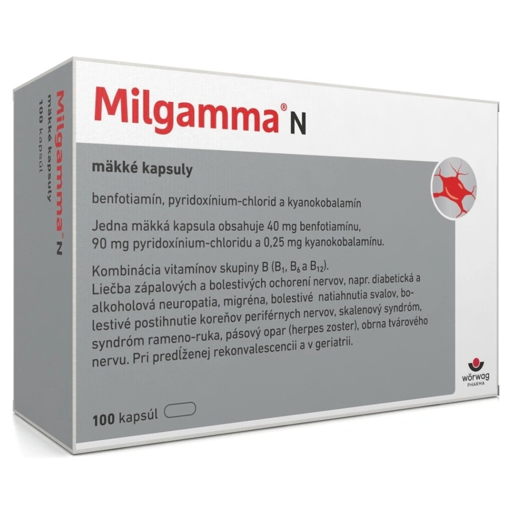 MILGAMMA N 100 kapsúl kúpite na Mojalekaren.sk