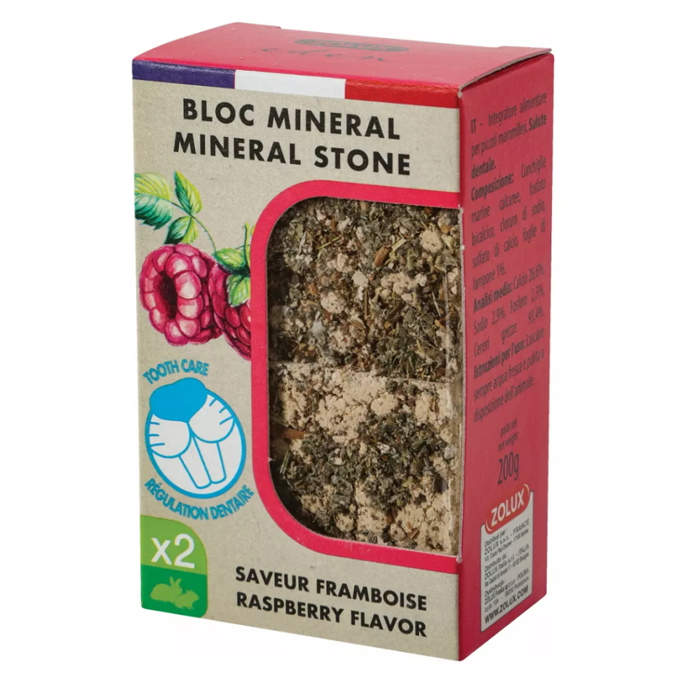 E-shop ZOLUX Eden minerálny kameň hlodavce malina 2 x 100 g
