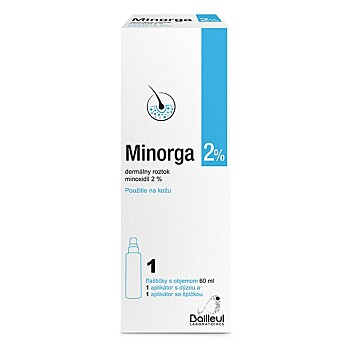 MINORGA 2% roztok 60 ml (Na padanie a rast vlasov) - Jednodruhové