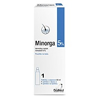Minorga 5 % dermálny roztok sol der 60 ml