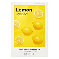 MISSHA Airy fit sheet mask lemon plátienková maska ​​19 g