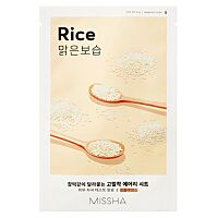 MISSHA Airy fit sheet mask ryže plátienková maska ​​19 g