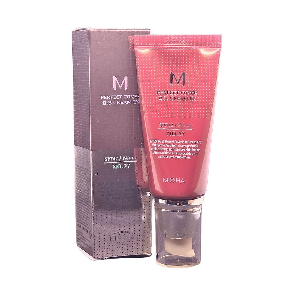 MISSHA M Perfect cover BB krém EX SPF42/PA+++ odtieň č.27 50 ml