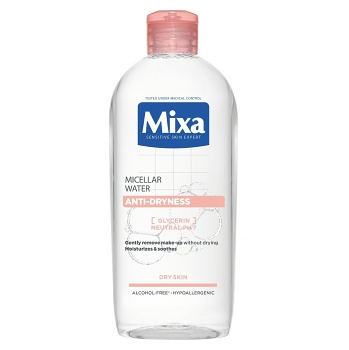MIXA Odličovacia micelárna Anti-dry 400 ml (Čistiace micelárne vody)