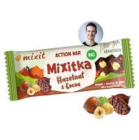 MIXIT Action mixitka Adama Ondra lieskový oriešok a kakao BIO 34 g