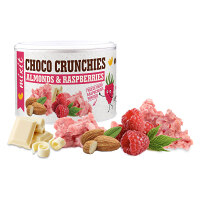 MIXIT Crunchies malinové čokohrudky s mandľami 140 g