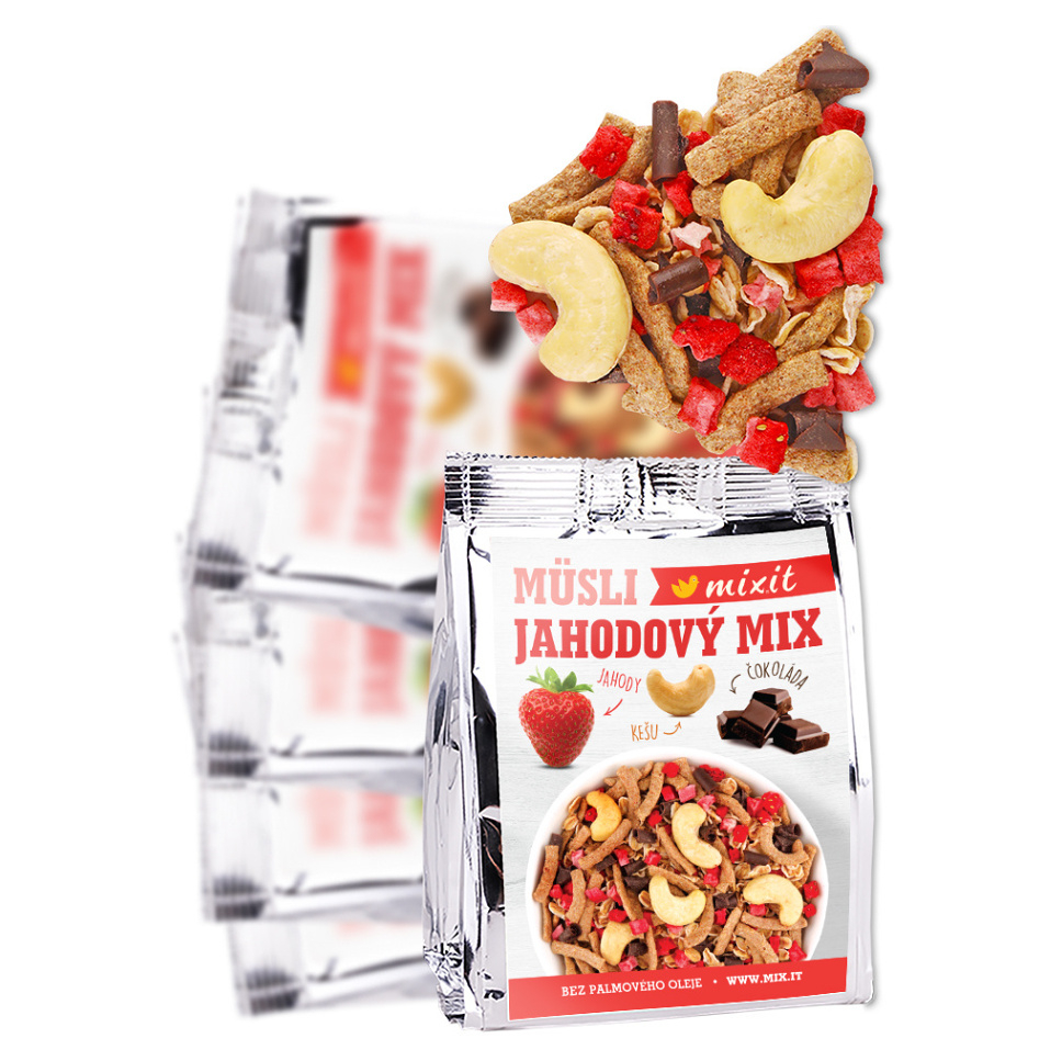 MIXIT Jahodový mix do vrecka 60 g