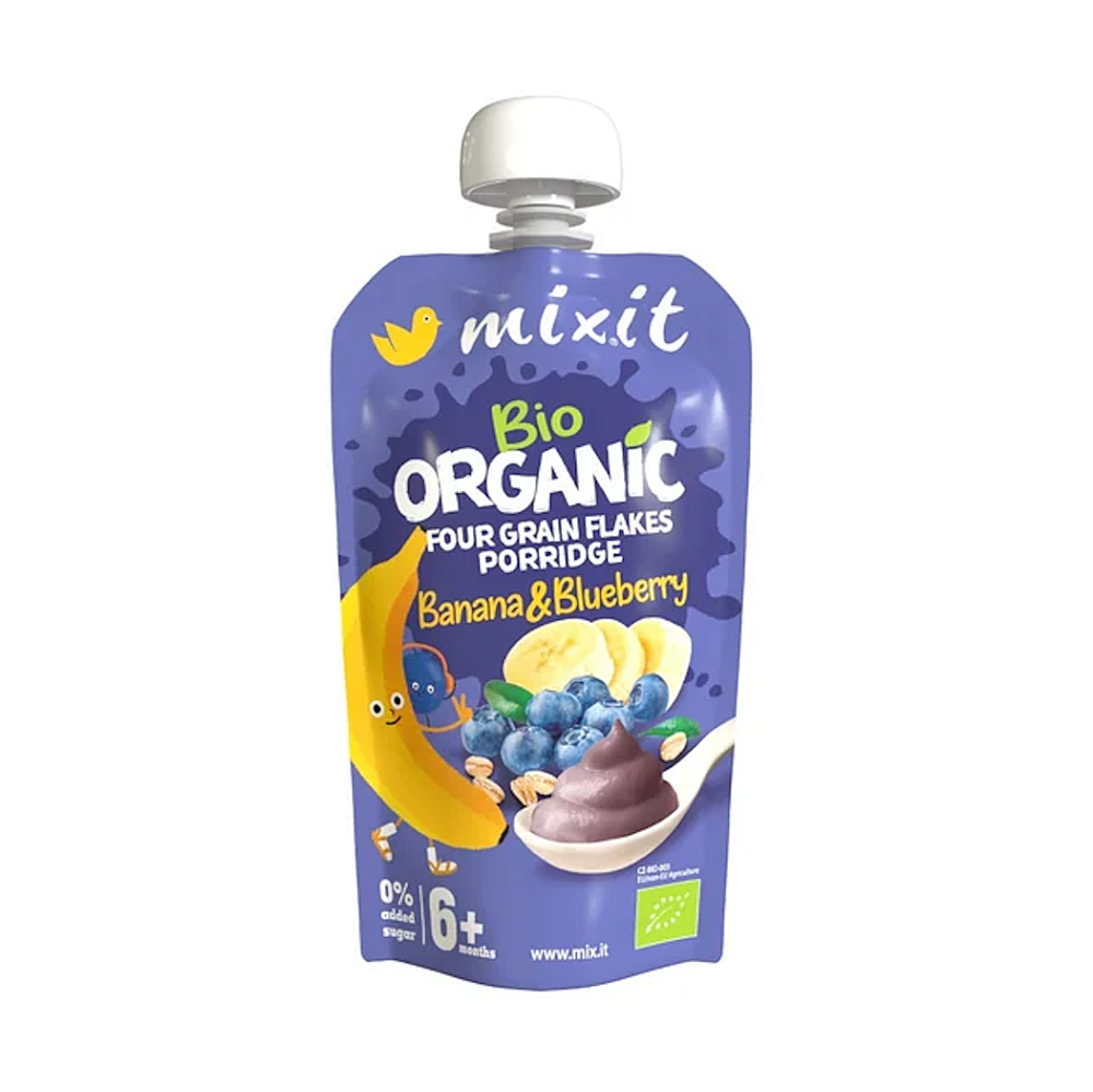 MIXIT Kapsička banán a čučoriedka BIO 110 g