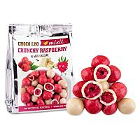 MIXIT Chrumkavé maliny v čokoláde do vrecka 70 g