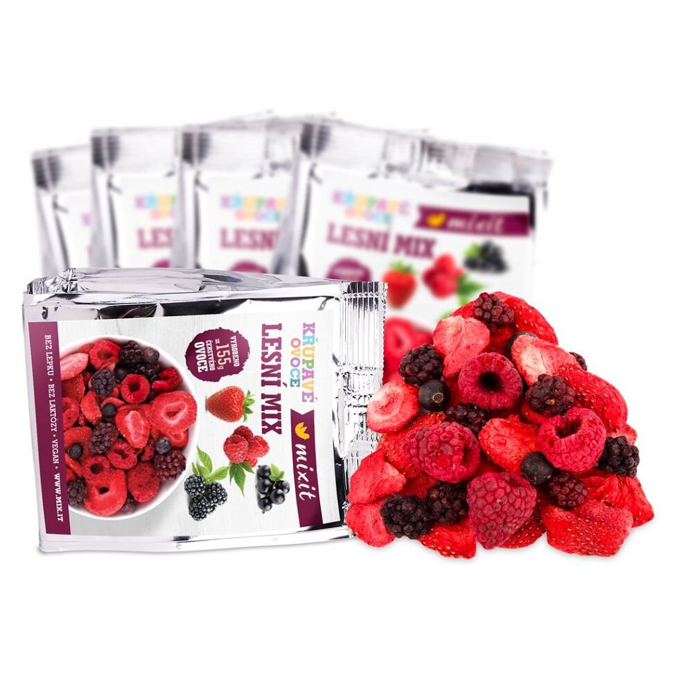 MIXIT Chrumkavé ovocie do vrecka lesný mix 20 g kúpite na Mojalekaren.sk