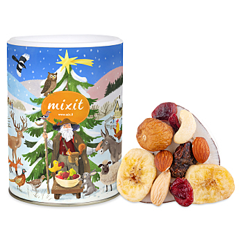 MIXIT Mikulášske nadelenie 400 g (Kešu, mandle a ďalšie orechy)