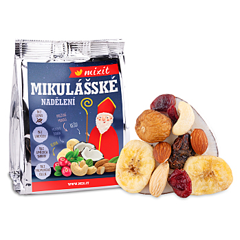 MIXIT Mikulášske nadelenie do vrecka 80 g (Kešu jadrá) - Sladké