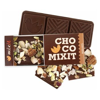 MIXIT Mini čokoláda mliečna s orechmi 50 g
