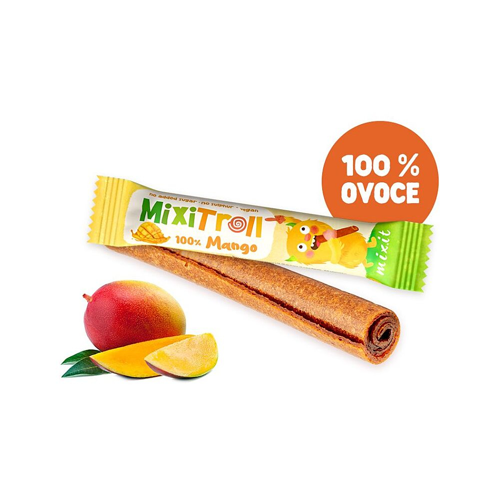 MIXIT Ovocná rolka MixiTroll 100% mango 20 g