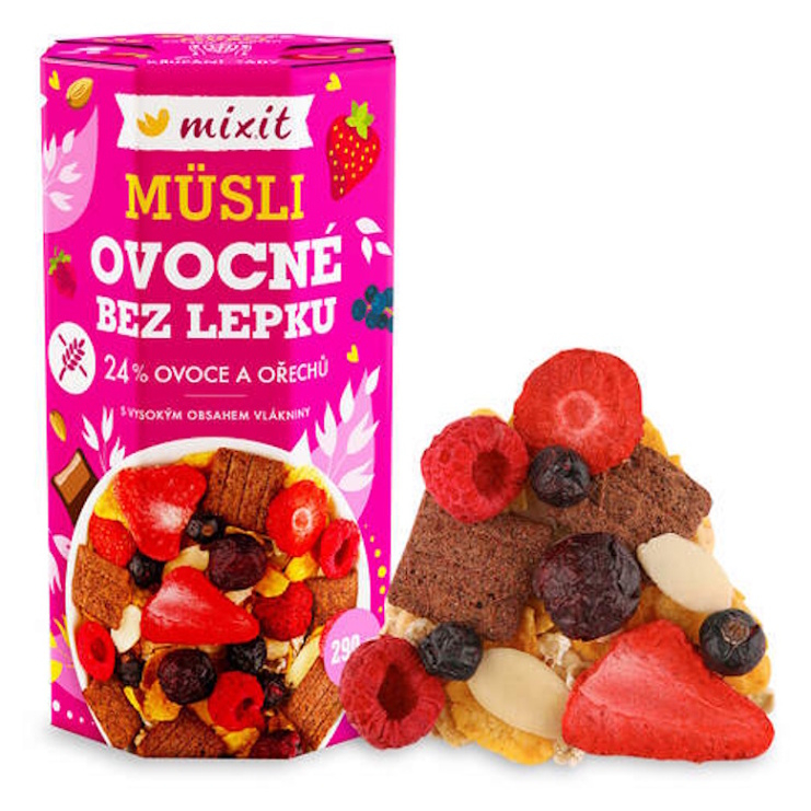 MIXIT Ovocné müsli bez lepku 290 g kúpite na Mojalekaren.sk