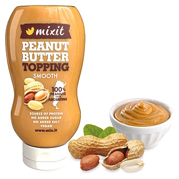 MIXIT Peanut butter topping 500 g (Arašidové krémy)