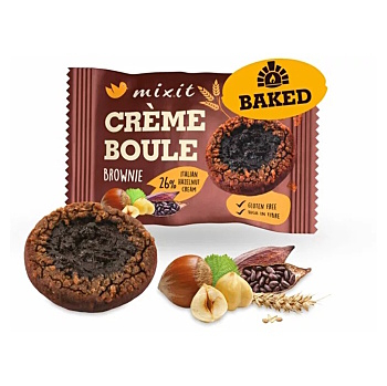 MIXIT Pečená créme boule brownie 30 g (Sušienky, oblátky) - Sladké