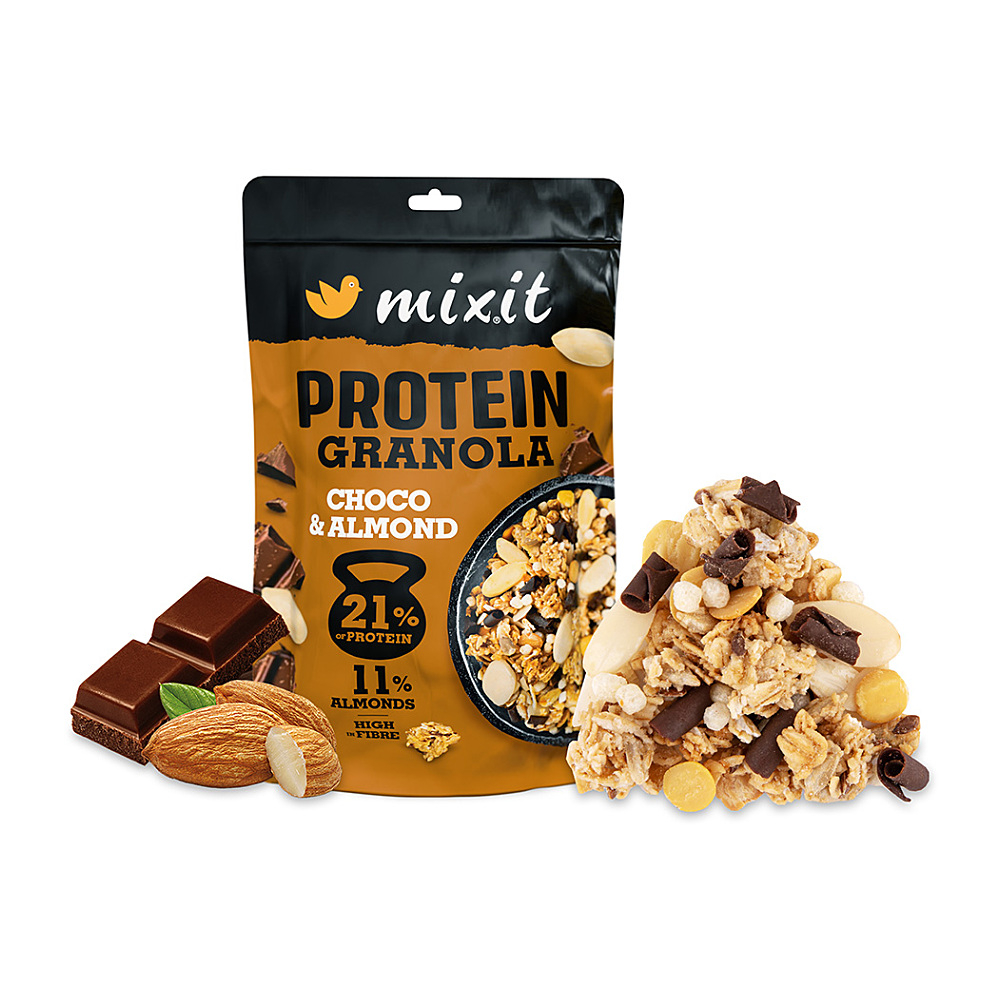 MIXIT Proteínová granola čoko a mandle 450 g