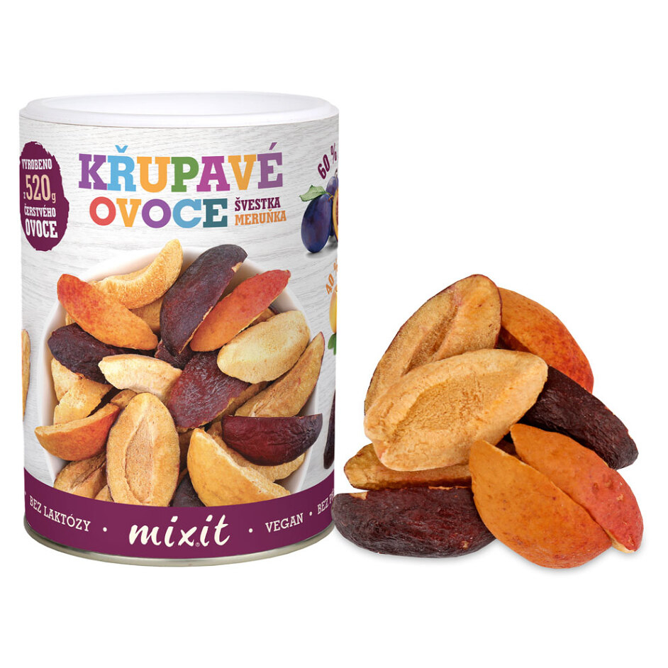 MIXIT Slivka Marhuľa - chrumkavé ovocie 65 g